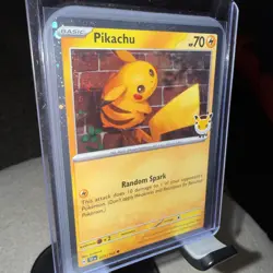 Pikachu Pokemon Day 2026 051/162 30th Anniversary Promo Pokemon TCG With Swirl - Image 4