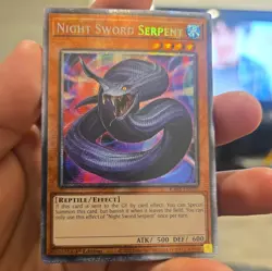 Night Sword Serpent RA05-EN020 Starlight Rare Yu-Gi-Oh Rarity Collection V NM/M - Image 1