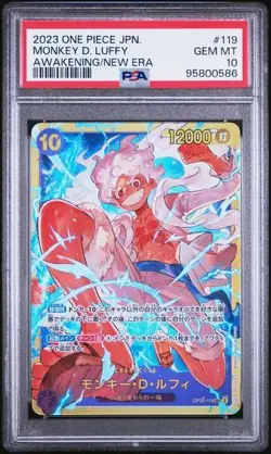 Monkey D Luffy OP05-119 PSA 10 Awakening of the New Era 2023 ONE PIECE Japanese - Image 1