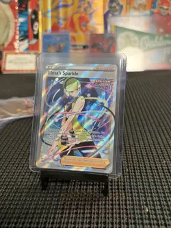 Pokemon TCG Elesa's Sparkle Fusion Strike Holo Card 260/264 Full Art Ultra Rare - Image 1