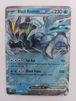 Pokemon Card Black Kyurem EX 048/191 Surging Sparks Double Rare NM UK Seller - Image 1