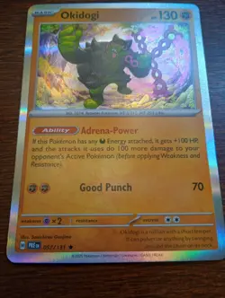 Okidogi (Master Ball Pattern) 057/131 Sv: Prismatic Evolutions Holo pokemon card - Image 1