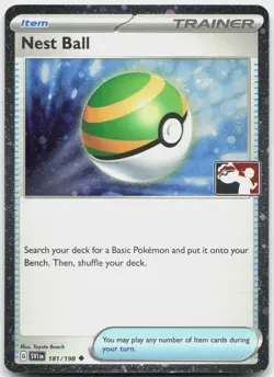 Nest Ball 181/198 Uncommon Prize Pack Series Cards Pokemon Holo Near Mint - Image 1