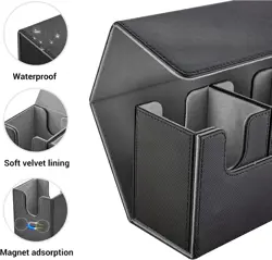 4 in 1 Commander Deck Box with Dice Tray for MTG - Trading Card Storage Box Hold - Image 3