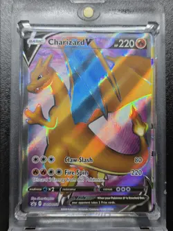 Charizard RARE Sparkle HOLO FOIL REFRACTOR POKEMON TRADING CARD TCG MINT - Image 1