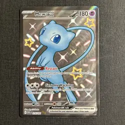 Pokemon TCG Mew EX 216/091 --Paldean Fates Shiny Ultra Rare Holo Card - Image 1