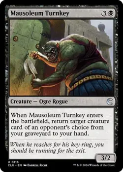 Mausoleum Turnkey - Medium Play MTG Ravnica: Clue Edition - Image 1