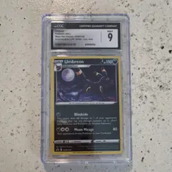 Pokemon Umbreon SWSH129 Sword & Shield Promo Holo CGC 9 Mint Graded 110 HP - Image 1
