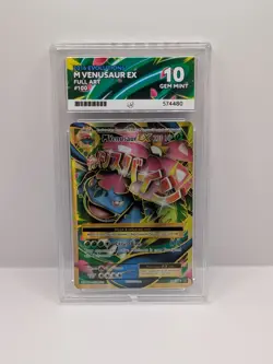 M Venusaur Ex 100/108 Pokemon XY Evolutions FULL ART - ACE 10 PERFECT SUB GRADES - Image 1