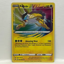 2020 Pokemon Raikou 050/185 Amazing Rare Vivid Voltage - Image 1