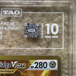 2023 Pokemon SWSH Origin Forme Dialga VSTAR Galarian Gallery #GG68/GG70 TAG 10 - Image 3