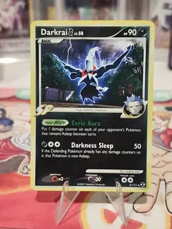 Pokemon 2009 Darkrai G 3/111 Rising Rivals Reverse Holo LP - Image 2