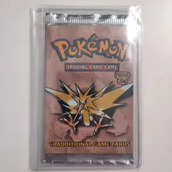1999 Pokemon WOTC Unlimited Fossil Booster Pack Factory sealed ZAPDOS Unweighed - Image 1