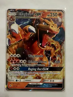 Pokemon Charizard #20/147 Sun & Moon Burning Shadows GX Holo - Hp - Image 1