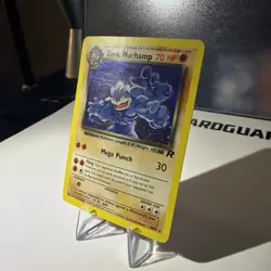 Pokemon TCG Dark Machamp 10/82 Team Rocket Holo DMG - Image 2