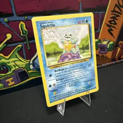 Pokemon Squirtle #063/102 Spanish Unlimited Base Set 2000 LP - Image 2