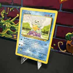 Pokemon Squirtle #063/102 Spanish Unlimited Base Set 2000 LP - Image 3