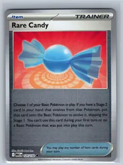 Rare Candy 125/132 Common Mega Evolution Pokemon Reverse Holo Near Mint - Image 1
