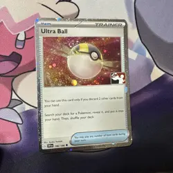 Ultra Ball 196/198 Holo - Play! Pokemon Stamp Prize Pack Series 3 Promo - NM - Image 1