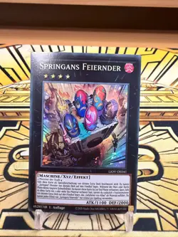 Yugioh Springans Feiernder LIOV-DE041 Super Rare - Image 1
