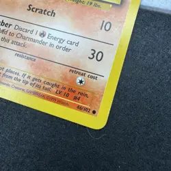 Charmander 46/102 Base Set Pokemon Card WOTC Vintage - Image 4