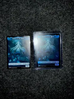 MTG Foundations Scion of the Deep/ Koma's Coil Token 2 Card Lot 1 Foil 1 Non - Image 2