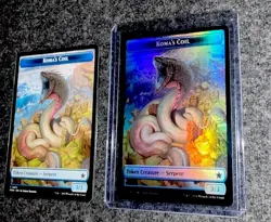MTG Foundations Scion of the Deep/ Koma's Coil Token 2 Card Lot 1 Foil 1 Non - Image 3