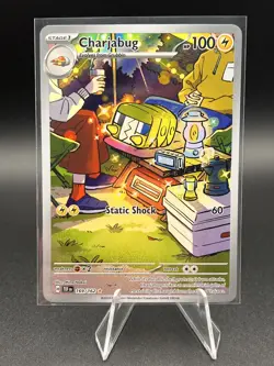 Charjabug 169/162 Illustration Rare Temporal Forces Pokemon Card NM/M - Image 1