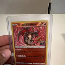 Pokemon Radiant Charizard 011/078 Pokemon GO Radiant Rare Holo 160 HP - Image 1