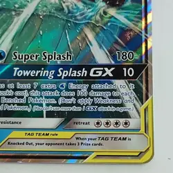 Pokemon Magikarp & Wailord GX SM166 Tag Team Black Star Promo Near Mint - Image 3