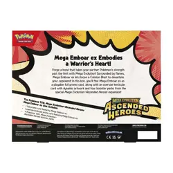 Pokemon Mega Evolution Ascended Heroes Mega Emboar ex Box Factory Sealed - Image 4