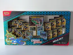 Pokemon - Crown Zenith 14 x Booster Pack s - Sea and Sky Collection Box - Sealed - Image 1