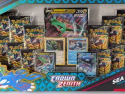 Pokemon - Crown Zenith 14 x Booster Pack s - Sea and Sky Collection Box - Sealed - Image 2
