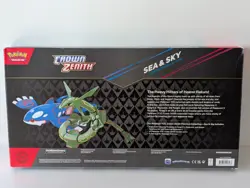 Pokemon - Crown Zenith 14 x Booster Pack s - Sea and Sky Collection Box - Sealed - Image 4