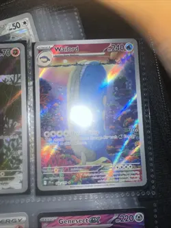 Pokemon Wailord 162/159 Full Art Illustration Rare Foil - SV09 Journey Together - Image 3