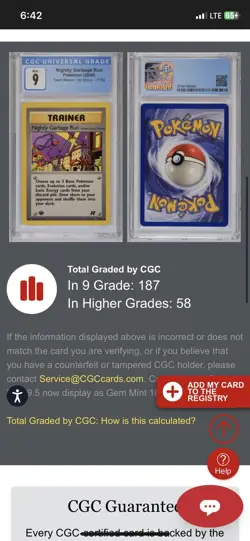 Nightly Garbage Run 2000 Team Rocket 1st Edition Pokemon - Image 2