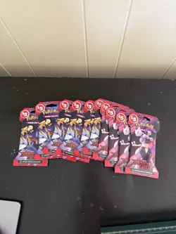 Pokemon Scarlet and Violet Destined Rivals Sleeved Booster Pack 10X - Image 2