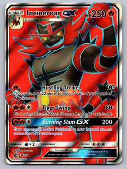 Incineroar GX - SM38 Holo Sun & Moon Promo Pokemon Moderately Played - Image 1
