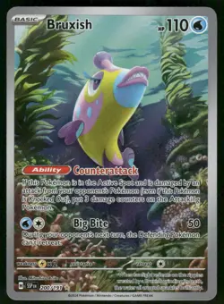 2024 Bruxish - 200/191 Illustration Rare Holo NM SV08: Surging Sparks Pokemon - Image 1