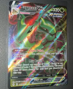 Pokemon TCG Rayquaza VMAX Ultra Rare Holo 320 HP 111/203 SWSH07 Evolving Skies - Image 1