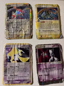 Pokemon TCG Holo Lot 4 Latias Deoxys Jirachi Mewtwo Ex Mid-Era Vintage - Image 1