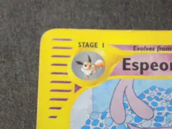 Pokemon TCG | Espeon H9/147 | Aquapolis Holo Rare | Moderately Played - Image 3