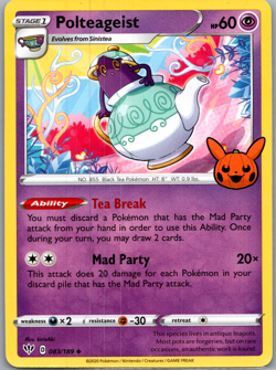Polteageist Promo Trick or Trade 083/189 NM - Pokemon TCG - Image 1