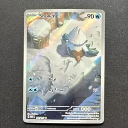 Pokemon Snover Me01 Mega Evolution Holo Illustration Rare 2025 140/132 90 HP - Image 2