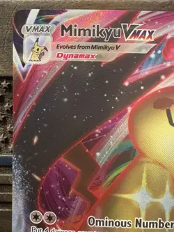 Pokemon Mimikyu VMAX Holo Ultra Rare TCG Card Brilliant Stars 069/172 - Image 2
