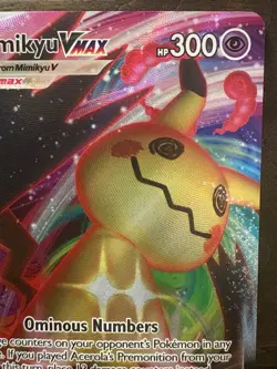 Pokemon Mimikyu VMAX Holo Ultra Rare TCG Card Brilliant Stars 069/172 - Image 3