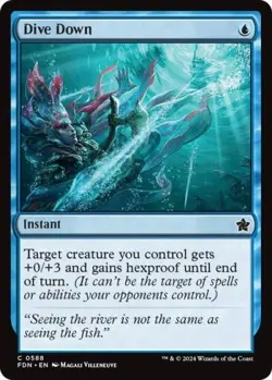 Dive Down - Near Mint MTG Foundations - Image 1