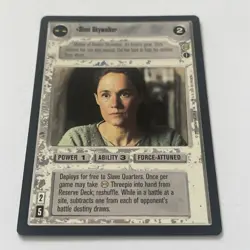 STAR WARS CCG TATOOINE RARE CARD SHMI SKYWALKER - Image 1