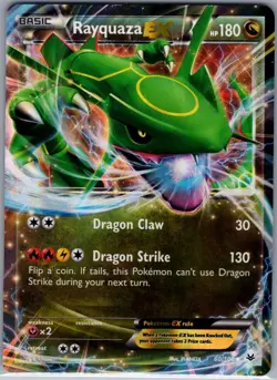 Rayquaza EX 60/108 XY - Roaring Skies - Pokemon Card - NM - Image 1