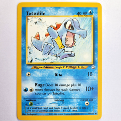 Totodile 80/111 Pokemon TCG Neo Genesis NM Vintage 2000 Card - Image 2